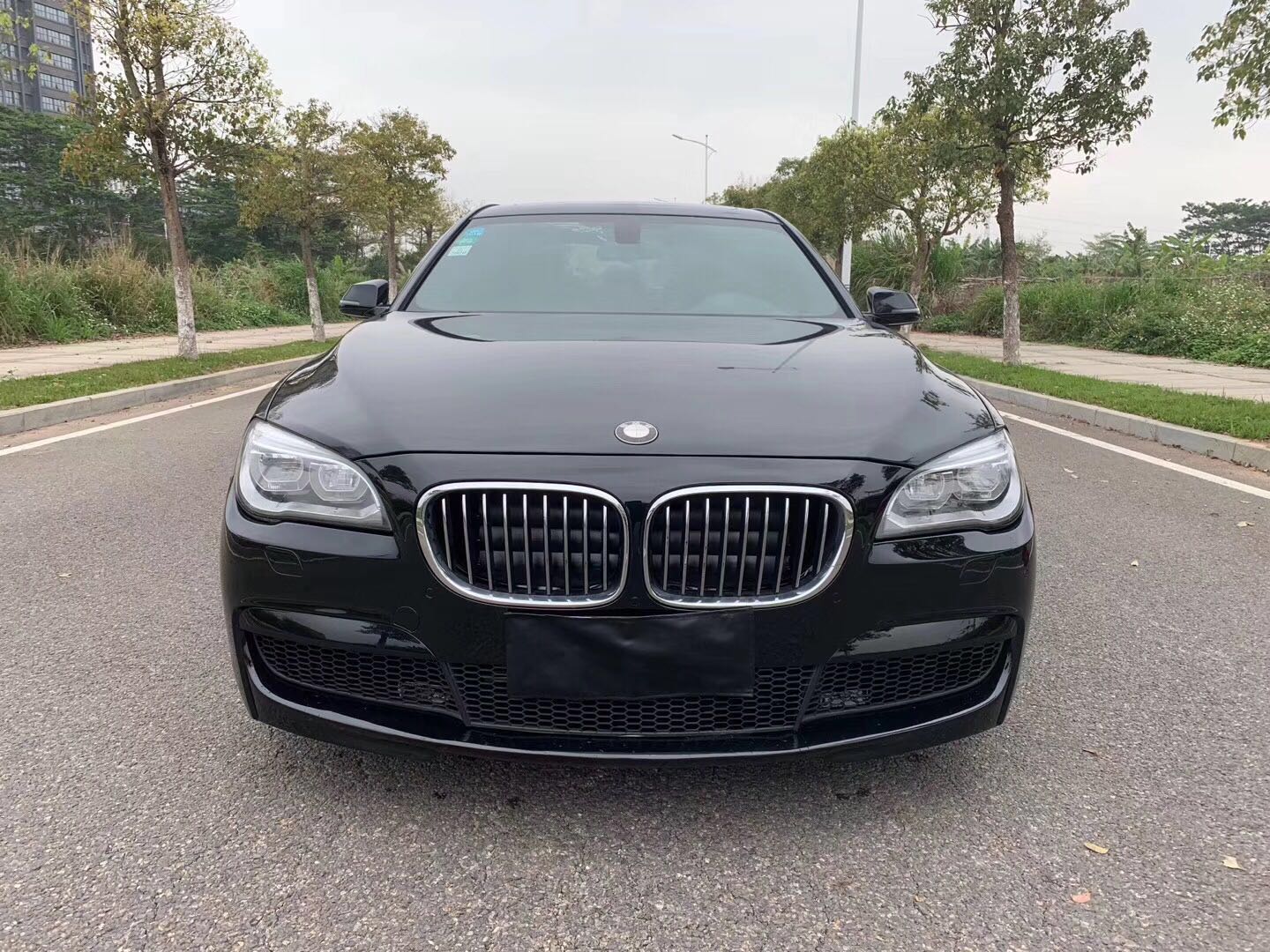 纯15年宝马740li m运动版黑色黑内nappa